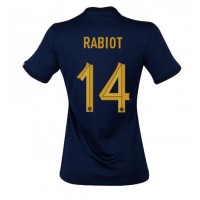 Dres Francuska Adrien Rabiot #14 Domaci za Žensko SP 2022 Kratak Rukav